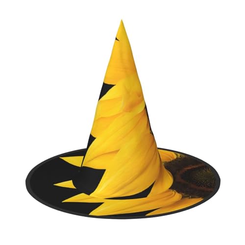 SHLXMDNZ Hexenhut mit wilder Blume und Sonnenblumen-Druck, Halloween, Hexenhut, Cosplay, für Frauen, Zaubererhut, Maskerade, Halloween-Party-Zubehör SHLXMDNZ Hexenhut mit wilder Blume und Sonnenblumen-Druck, Halloween, Hexenhut, Cosplay, für Frauen, Zaubererhut, Maskerade, Halloween-Party-Zubehör von SHLXMDNZ