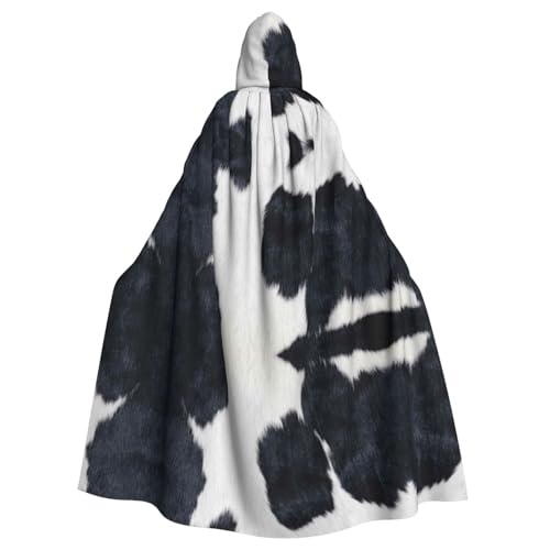 SHLXMDNZ Kapuzenumhang aus Rindsleder, Unisex, für Erwachsene, Halloween, Cosplay, für Männer und Frauen von SHLXMDNZ