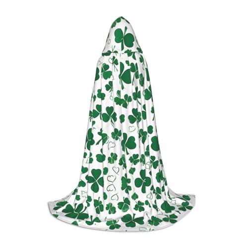 SHLXMDNZ Kapuzenumhang mit Aufschrift "Happy St. Patrick's Day", für Teenager, perfekter Umhang für Halloween und Themenpartys SHLXMDNZ Kapuzenumhang mit Aufschrift "Happy St. Patrick's Day", für Teenager, perfekter Umhang für Halloween und Themenpartys von SHLXMDNZ