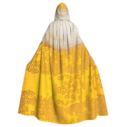 SHLXMDNZ Kapuzenumhang mit Bierschaum-Aufdruck, Unisex, Erwachsene, Halloween, Cosplay, für Herren/Damen SHLXMDNZ Kapuzenumhang mit Bierschaum-Aufdruck, Unisex, Erwachsene, Halloween, Cosplay, für Herren/Damen von SHLXMDNZ