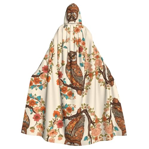 SHLXMDNZ Kapuzenumhang mit Eulen-Motiv, Unisex, Erwachsene, Halloween, Cosplay, für Männer und Frauen SHLXMDNZ Kapuzenumhang mit Eulen-Motiv, Unisex, Erwachsene, Halloween, Cosplay, für Männer und Frauen von SHLXMDNZ