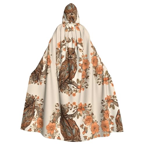 SHLXMDNZ Kapuzenumhang mit Eulen-Motiv, Unisex, Erwachsene, Halloween, Cosplay, für Männer und Frauen SHLXMDNZ Kapuzenumhang mit Eulen-Motiv, Unisex, Erwachsene, Halloween, Cosplay, für Männer und Frauen von SHLXMDNZ