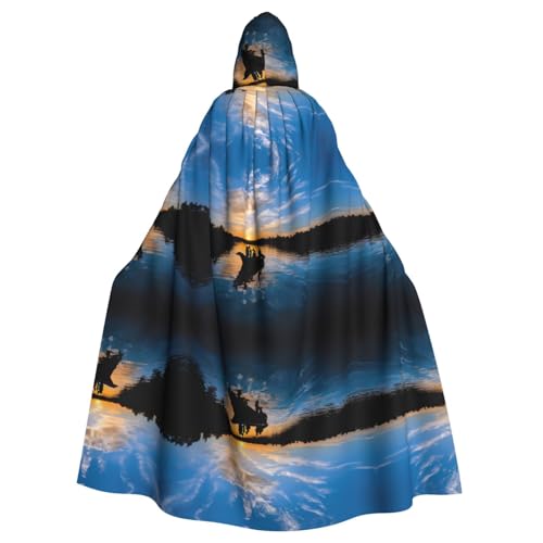 SHLXMDNZ Kapuzenumhang mit Fischermotiv, Unisex, Erwachsene, Halloween, Cosplay, für Männer und Frauen SHLXMDNZ Kapuzenumhang mit Fischermotiv, Unisex, Erwachsene, Halloween, Cosplay, für Männer und Frauen von SHLXMDNZ