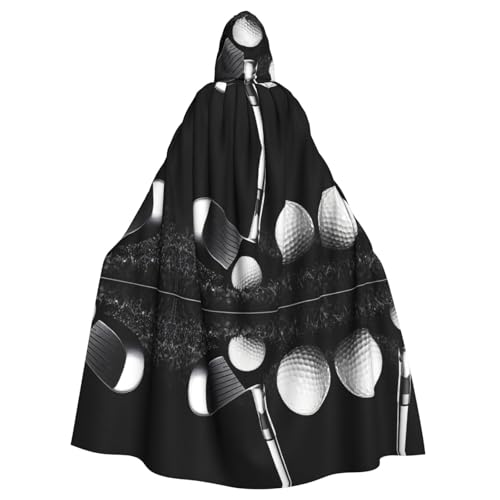 SHLXMDNZ Kapuzenumhang mit Golf-Aufdruck, Unisex, für Erwachsene, Halloween, Cosplay, für Männer und Frauen SHLXMDNZ Kapuzenumhang mit Golf-Aufdruck, Unisex, für Erwachsene, Halloween, Cosplay, für Männer und Frauen von SHLXMDNZ