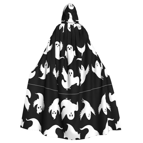 SHLXMDNZ Kapuzenumhang mit Halloween-Goth-Aufdruck, Unisex, Erwachsene, Halloween, Cosplay, für Männer/Frauen SHLXMDNZ Kapuzenumhang mit Halloween-Goth-Aufdruck, Unisex, Erwachsene, Halloween, Cosplay, für Männer/Frauen von SHLXMDNZ