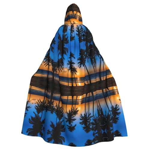 SHLXMDNZ Kapuzenumhang mit Hawaii-Strandmotiv, Unisex, Erwachsene, Halloween, Cosplay, für Männer und Frauen SHLXMDNZ Kapuzenumhang mit Hawaii-Strandmotiv, Unisex, Erwachsene, Halloween, Cosplay, für Männer und Frauen von SHLXMDNZ