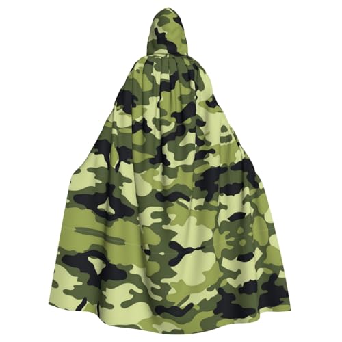 SHLXMDNZ Kapuzenumhang mit Kapuze, Camouflage-Muster, Unisex, Erwachsene, Halloween, Cosplay, für Männer und Frauen SHLXMDNZ Kapuzenumhang mit Kapuze, Camouflage-Muster, Unisex, Erwachsene, Halloween, Cosplay, für Männer und Frauen von SHLXMDNZ