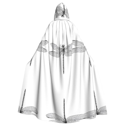 SHLXMDNZ Kapuzenumhang mit Libellenmotiv, Unisex, Erwachsene, Halloween, Cosplay, für Männer und Frauen SHLXMDNZ Kapuzenumhang mit Libellenmotiv, Unisex, Erwachsene, Halloween, Cosplay, für Männer und Frauen von SHLXMDNZ