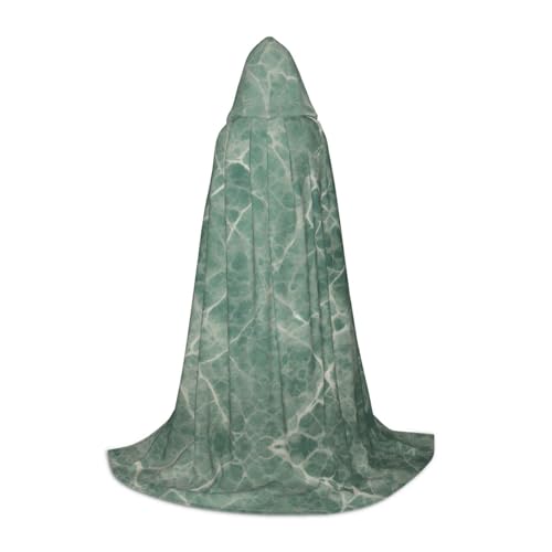 SHLXMDNZ Kapuzenumhang mit Marmor-Aufdruck für Jugendliche, perfekter Umhang für Halloween und Themenpartys SHLXMDNZ Kapuzenumhang mit Marmor-Aufdruck für Jugendliche, perfekter Umhang für Halloween und Themenpartys von SHLXMDNZ