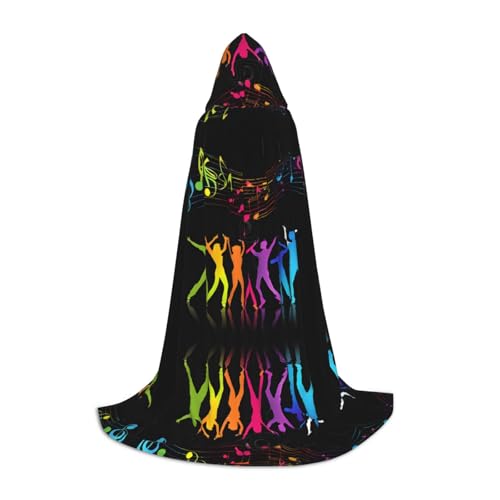 SHLXMDNZ Kapuzenumhang mit Tanz mit Musik für Teenager, perfekter Umhang für Halloween und Themenpartys SHLXMDNZ Kapuzenumhang mit Tanz mit Musik für Teenager, perfekter Umhang für Halloween und Themenpartys von SHLXMDNZ