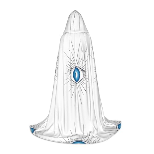 SHLXMDNZ Kapuzenumhang mit bösen Blicken, perfekter Umhang für Halloween und Themenpartys SHLXMDNZ Kapuzenumhang mit bösen Blicken, perfekter Umhang für Halloween und Themenpartys von SHLXMDNZ