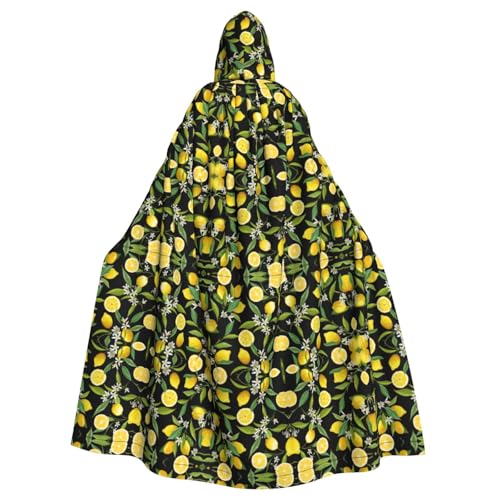 SHLXMDNZ Kapuzenumhang mit gelber Zitrone, Unisex, Erwachsene, Halloween, Cosplay, für Männer und Frauen SHLXMDNZ Kapuzenumhang mit gelber Zitrone, Unisex, Erwachsene, Halloween, Cosplay, für Männer und Frauen von SHLXMDNZ