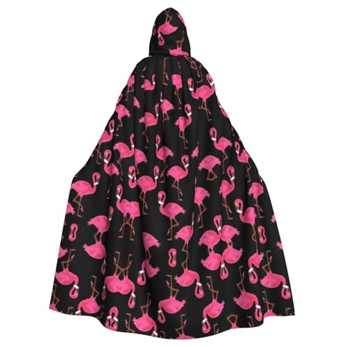 SHLXMDNZ Kapuzenumhang mit niedlichem rosa Flamingos, Unisex, Erwachsene, Halloween, Cosplay, für Männer und Frauen SHLXMDNZ Kapuzenumhang mit niedlichem rosa Flamingos, Unisex, Erwachsene, Halloween, Cosplay, für Männer und Frauen von SHLXMDNZ