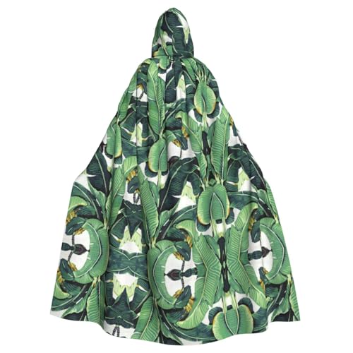 SHLXMDNZ Kapuzenumhang mit tropischen Bananenpalmenblättern, Unisex, Erwachsene, Halloween, Cosplay, für Männer und Frauen SHLXMDNZ Kapuzenumhang mit tropischen Bananenpalmenblättern, Unisex, Erwachsene, Halloween, Cosplay, für Männer und Frauen von SHLXMDNZ