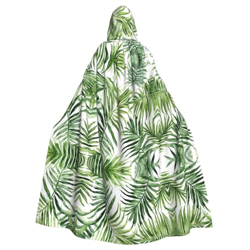 SHLXMDNZ Kapuzenumhang mit tropischen Palmen-Bananenblättern, Unisex, Erwachsene, Halloween, Cosplay, für Männer und Frauen SHLXMDNZ Kapuzenumhang mit tropischen Palmen-Bananenblättern, Unisex, Erwachsene, Halloween, Cosplay, für Männer und Frauen von SHLXMDNZ