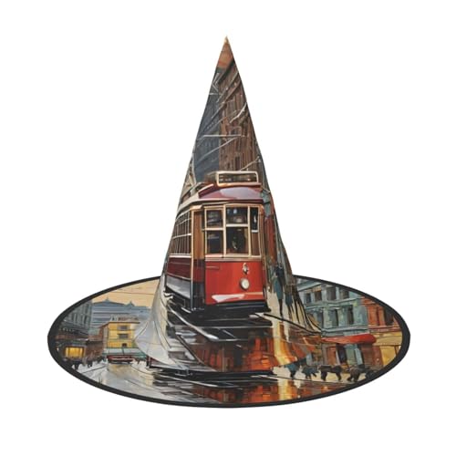 SHLXMDNZ San Francisco Hexenhut für Halloween, Cosplay, Zaubererhut, Maskerade, Halloween, Party-Zubehör SHLXMDNZ San Francisco Hexenhut für Halloween, Cosplay, Zaubererhut, Maskerade, Halloween, Party-Zubehör von SHLXMDNZ