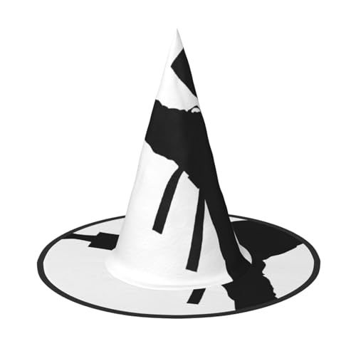 SHLXMDNZ Taekwondo, Kampfkunstdruck, Halloween, Hexenhut, Cosplay, für Frauen, Zaubererhut, Maskerade, Halloween-Party-Zubehör SHLXMDNZ Taekwondo, Kampfkunstdruck, Halloween, Hexenhut, Cosplay, für Frauen, Zaubererhut, Maskerade, Halloween-Party-Zubehör von SHLXMDNZ