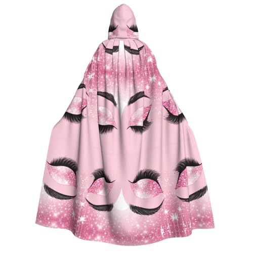 SHLXMDNZ Umhang mit Kapuze, bedruckt, dick, Unisex, Halloween, Hexe, Zauberer, Halloween, Weihnachten, Cosplay von SHLXMDNZ