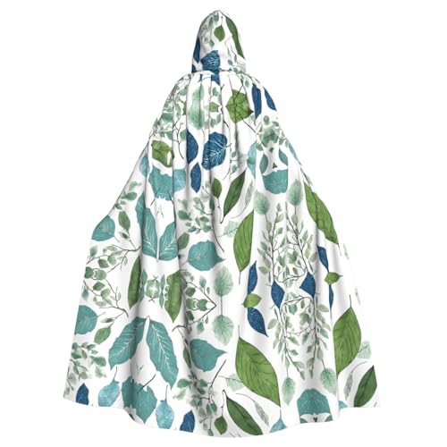 SHLXMDNZ Umhang mit Kapuze und grünen Eukalyptusblättern, Unisex, Erwachsene, Halloween, Cosplay, für Herren und Damen SHLXMDNZ Umhang mit Kapuze und grünen Eukalyptusblättern, Unisex, Erwachsene, Halloween, Cosplay, für Herren und Damen von SHLXMDNZ