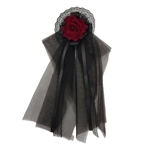 Romantics Rose Halloween Hairhoop Handgefertigter Kopfschmuck Einzigartiges Haarband Kopfschmuck für Themen-Event Romantics Rose Halloween Hairhoop Handgefertigter Kopfschmuck Einzigartiges Haarband Kopfschmuck für Themen-Event von SHOOYIO