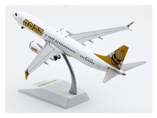 Aerobatic Flugzeug EW238M004 Wings 1:200 Buzz Airlines Boeing B737-8Max Druckguss-Flugzeugmodell SP-RZB Mit Ständer von SHOUXI