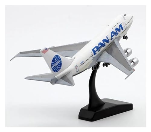 SHOUXI Aerobatic Flugzeug EW474S004 Wings 1:400 Pan AM Airlines Boeing B747SP Diecast Aircraft Jet Model N538PA Mit Ständer von SHOUXI