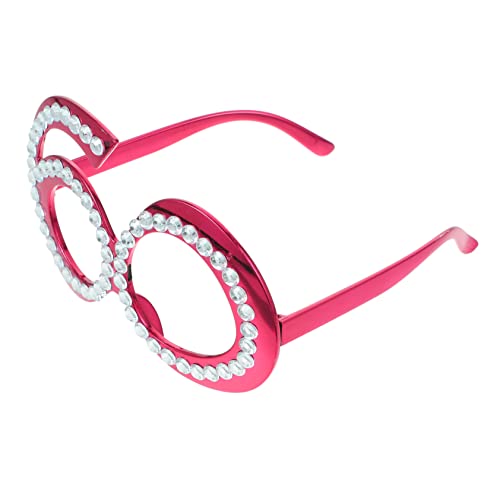 SHOWERORO 1 Paar 60 Jahre alte Geburtstagsbrille – rote Zahl 60 Retro Kostüm Brille für 60. Geburtstag Party Dekorationen von SHOWERORO