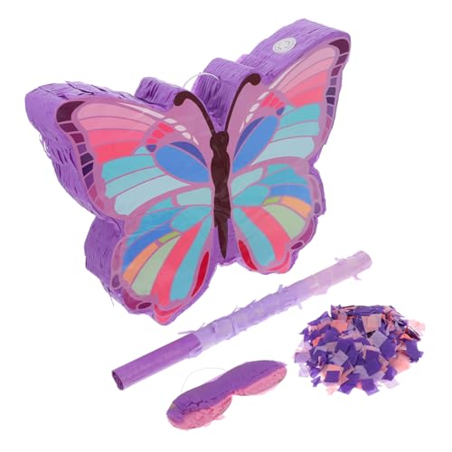 SHOWERORO Geburtstagsparty Mit Stick Schmetterling Motto Party Supplies Spaß Batting Stick Set Schmetterling Dekorationen von SHOWERORO