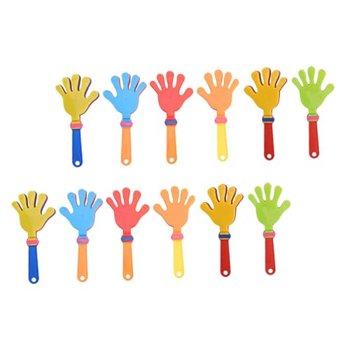 SHOWERORO 12 Stück Teiliges Bunte Handklatscher aus Kunststoff Sicherer Geräuschmacher für Party Sportveranstaltungen und Konzerte Einfache Handhabung Langlebig und Handfreundlich SHOWERORO 12 Stück Teiliges Bunte Handklatscher aus Kunststoff Sicherer Geräuschmacher für Party Sportveranstaltungen und Konzerte Einfache Handhabung Langlebig und Handfreundlich von SHOWERORO