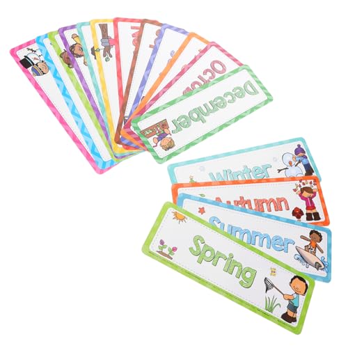 SHOWERORO 16 Stück Englische Wortkarte Kinderkarten Lernwerkzeuge für den Unterricht Unterrichtsmaterial für Grundschullehrer Sprachlernkarten englische Vokabelkarten frühe Lernkarten Papier SHOWERORO 16 Stück Englische Wortkarte Kinderkarten Lernwerkzeuge für den Unterricht Unterrichtsmaterial für Grundschullehrer Sprachlernkarten englische Vokabelkarten frühe Lernkarten Papier von SHOWERORO