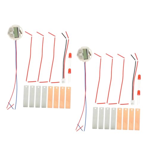 SHOWERORO 2 Sätze DIY Fruchtbatterie Experiment Teiliges Kartoffelwissenschafts Kit für Schüler Pädagogisches zur Energieerzeugung mit Metallmaterial für Kreative Experimente SHOWERORO 2 Sätze DIY Fruchtbatterie Experiment Teiliges Kartoffelwissenschafts Kit für Schüler Pädagogisches zur Energieerzeugung mit Metallmaterial für Kreative Experimente von SHOWERORO