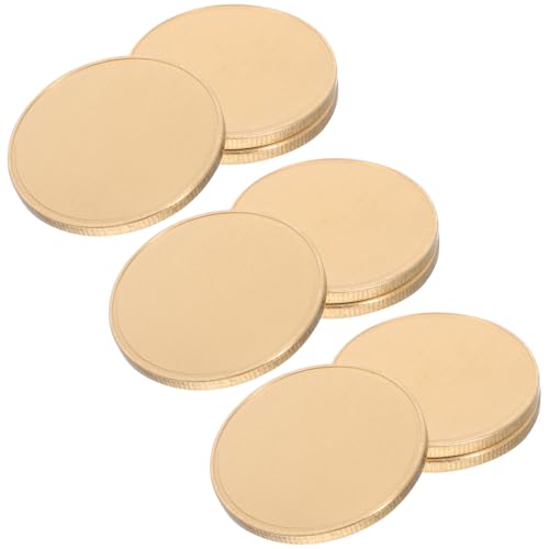 SHOWERORO 3 Stück Messing Gravur Münzrohlinge für Diy Basteln Metall Stempel Blanko Vielseitig Kompatibel für Geburtstags und Reisemedaillen Langlebig und Präzise Gravierbar SHOWERORO 3 Stück Messing Gravur Münzrohlinge für Diy Basteln Metall Stempel Blanko Vielseitig Kompatibel für Geburtstags und Reisemedaillen Langlebig und Präzise Gravierbar von SHOWERORO