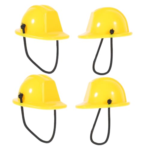 SHOWERORO 4 Stück Teiliges Mini Bauhelm für Puppen Gelbe Sicherheitshelme aus Leichtem für Kreative Spielideen und Partys für Projekte SHOWERORO 4 Stück Teiliges Mini Bauhelm für Puppen Gelbe Sicherheitshelme aus Leichtem für Kreative Spielideen und Partys für Projekte von SHOWERORO