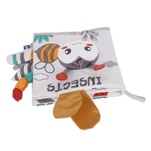 SHOWERORO Frühkindliches Stoffbuch für Leichtes Reißfestes mit Design für Interaktives Lernen Emotionale Bindung für Kleinkinder Buggybuch SHOWERORO Frühkindliches Stoffbuch für Leichtes Reißfestes mit Design für Interaktives Lernen Emotionale Bindung für Kleinkinder Buggybuch von SHOWERORO