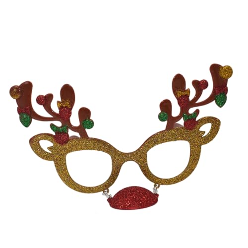 SHOWERORO Rentier-Anlters Brille Weihnachten Party Favor Brille Party Favors für Kinder Requisiten Lustiges Kind Geschenk von SHOWERORO