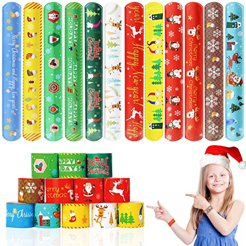 SHOWHEEL 36 Stück Weihnachten Schnapparmband,Weihnachten Snap Armbänder,Bunte Schnapparmbänder,Christmas Partyzubehör,Slap Bands Weihnachten Party Mitgebsel,Slap Armband zum Kindergeburtstag Party SHOWHEEL 36 Stück Weihnachten Schnapparmband,Weihnachten Snap Armbänder,Bunte Schnapparmbänder,Christmas Partyzubehör,Slap Bands Weihnachten Party Mitgebsel,Slap Armband zum Kindergeburtstag Party von SHOWHEEL