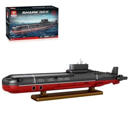SHOYDID Atom-U-Boot-Baukasten für 16+, Projekt 941 Atom-U-Boot-Baukastensatz im Maßstab 1/250, MOC-193085 (2895PCS) von SHOYDID
