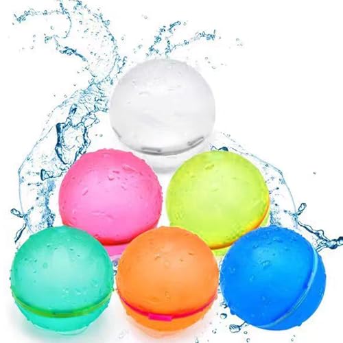 5 Stück Wiederverwendbare Wasserbomben,Wasserbomben SelbstschließEnd,Outdoor Spielzeug,Bunt Strand Wasserspielzeug,SchnellfüLler Wasserbomben Set,Silikon-WasserbäLle,Spiele für Kinder Sommer Draussen 5 Stück Wiederverwendbare Wasserbomben,Wasserbomben SelbstschließEnd,Outdoor Spielzeug,Bunt Strand Wasserspielzeug,SchnellfüLler Wasserbomben Set,Silikon-WasserbäLle,Spiele für Kinder Sommer Draussen von SHPUJUN