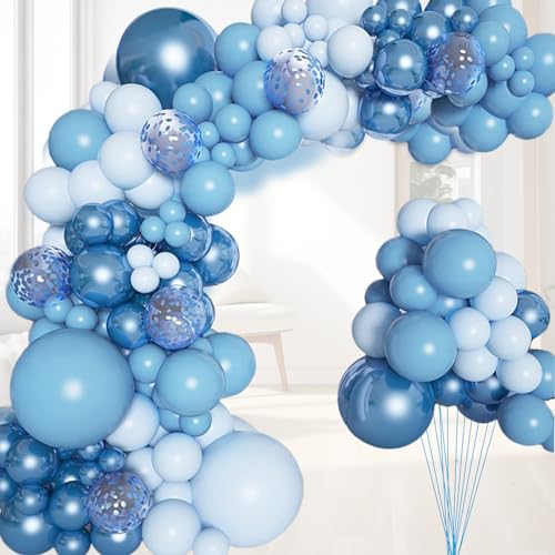 131 teiliges blaue Luftballons, Partyballons, Ballon Partydekorationen, luftballons hochzeit, ideal als Geburtstagsdekoration, Partydekoration, Hochzeitsdekoration 131 teiliges blaue Luftballons, Partyballons, Ballon Partydekorationen, luftballons hochzeit, ideal als Geburtstagsdekoration, Partydekoration, Hochzeitsdekoration von SHRADS