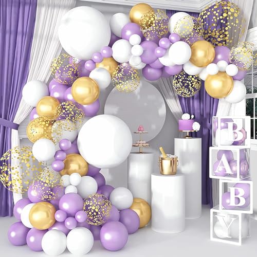 137 teiliges Ballonset, lila Luftballons, Luftballons aus Naturlatex, Partyballons, perfekt für Geburtstagsdekoration, Abschlussfeier, Hochzeitsdekoration, Schenken und mehr 137 teiliges Ballonset, lila Luftballons, Luftballons aus Naturlatex, Partyballons, perfekt für Geburtstagsdekoration, Abschlussfeier, Hochzeitsdekoration, Schenken und mehr von SHRADS