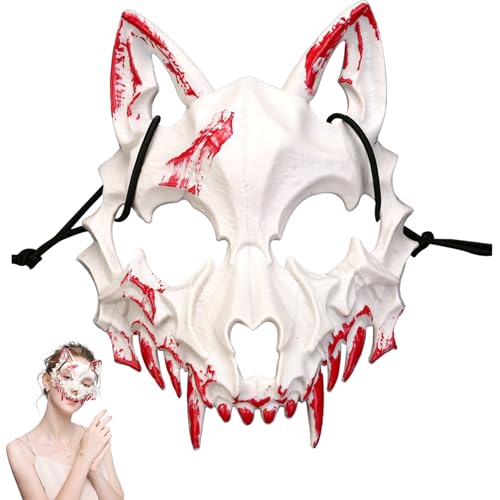 Halloween Totenkopfmaske, Halloween Masken, skelett maske, wolf maske für Erwachsene und Kinder, Halloween Karneval, Cosplay, gruselige Tiermasken Dekoration, Geeignet für Halloween, Karneval, Partys Halloween Totenkopfmaske, Halloween Masken, skelett maske, wolf maske für Erwachsene und Kinder, Halloween Karneval, Cosplay, gruselige Tiermasken Dekoration, Geeignet für Halloween, Karneval, Partys von SHRADS
