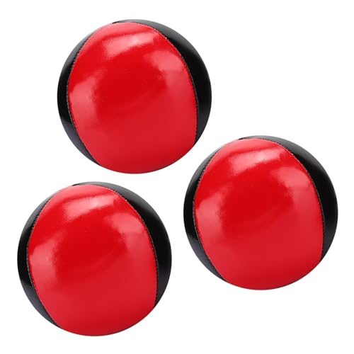 SHUAIGUO 3PCS PU Leder Jonglierkugeln Set Feine Kolloidale Partikel für Bürounterhaltung SHUAIGUO 3PCS PU Leder Jonglierkugeln Set Feine Kolloidale Partikel für Bürounterhaltung von SHUAIGUO