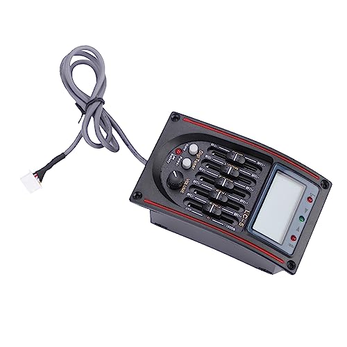 SHUAIGUO 5-Band-Akustikgitarren-Preamp EQ LC-5 Equalizer Tuner Tuner Pickup, Verbesserte Leistung, Präzise Steuerung, Bequeme Vorverdrahtung, Robustes Design SHUAIGUO 5-Band-Akustikgitarren-Preamp EQ LC-5 Equalizer Tuner Tuner Pickup, Verbesserte Leistung, Präzise Steuerung, Bequeme Vorverdrahtung, Robustes Design von SHUAIGUO
