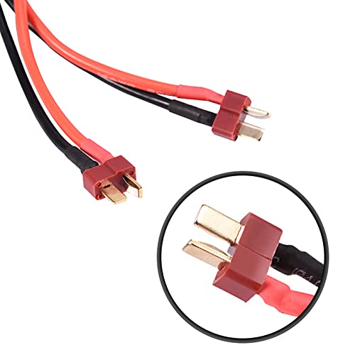 SHUAIGUO T Stecker Paralleladapter Kabel Weiblich Bis 2 Männlich 14AWG für 2s 6s Lipo -Batterieanschlüsse SHUAIGUO T Stecker Paralleladapter Kabel Weiblich Bis 2 Männlich 14AWG für 2s 6s Lipo -Batterieanschlüsse von SHUAIGUO