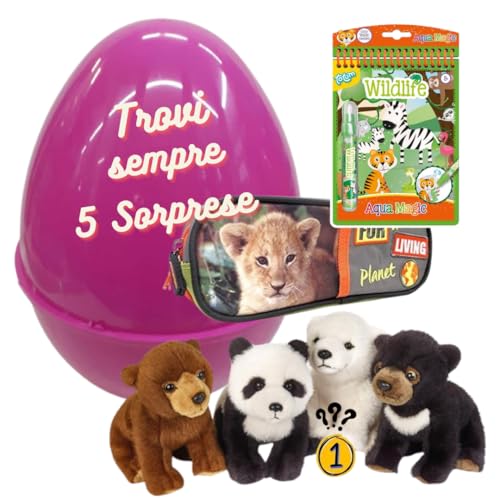 SHUFFLE Pasqualone Osterei für Mädchen, mit Überraschungen, Plüsch und Spielzeug, 5 Stück SHUFFLE Pasqualone Osterei für Mädchen, mit Überraschungen, Plüsch und Spielzeug, 5 Stück von SHUFFLE