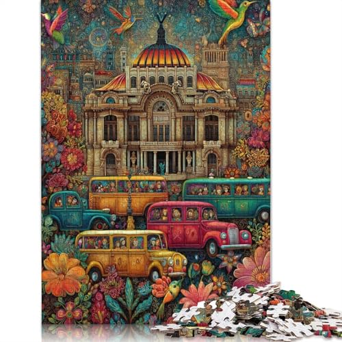 Alameda Holzpuzzles 300 Teile Erwachsene Family Challenging Games Moderne Wohnkultur Educational Game Geburtstagsgeschenk Stress Relief 300pcs (40x28cm) von SHUNXIFQ