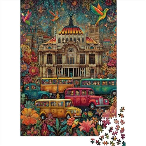 Alameda Holzpuzzles Erwachsene 1000 Teile Home Decor Family Challenging Games Educational Game Geburtstagsgeschenk Stress Relief Toy 1000pcs (75x50cm) von SHUNXIFQ