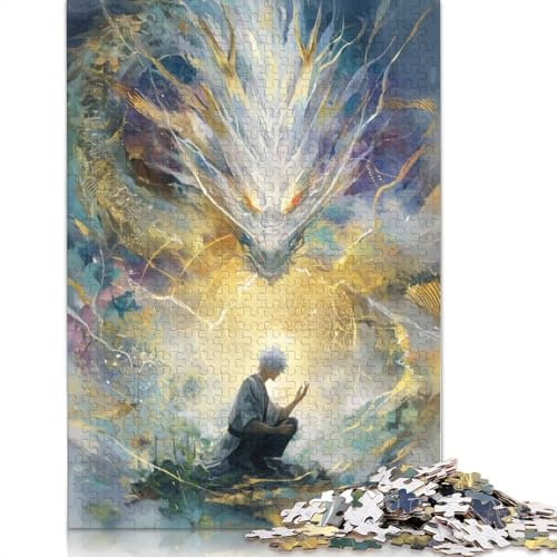Amaterasu Holzpuzzles 300 Teile Erwachsene Wohnkultur Geburtstagsgeschenk Geschicklichkeitsspiel Für Die Ganze Familie Lernspiel Stress Relief 300pcs (40x28cm) von SHUNXIFQ