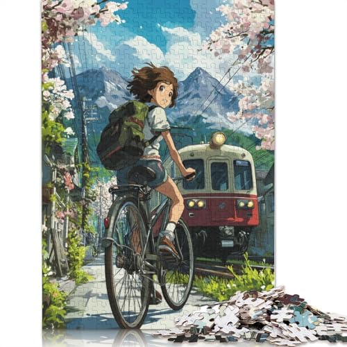 Anime Holzpuzzles 500 Teile Für Erwachsene Family Challenging Games Lernspiel Moderne Wohnkultur Geburtstagsgeschenk Stress Relief Toy 500pcs (52x38cm) von SHUNXIFQ