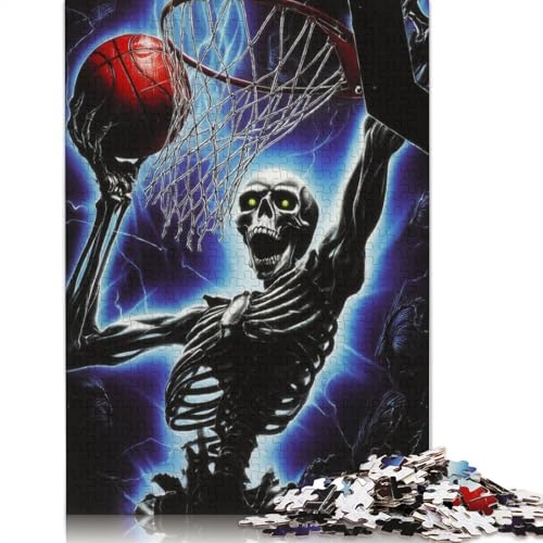 Basketball Holzpuzzles Erwachsene 300 Teile Family Challenging Games Home Decor Lernspiel Geburtstagsgeschenk Stress Relief Toy 300pcs (40x28cm) von SHUNXIFQ